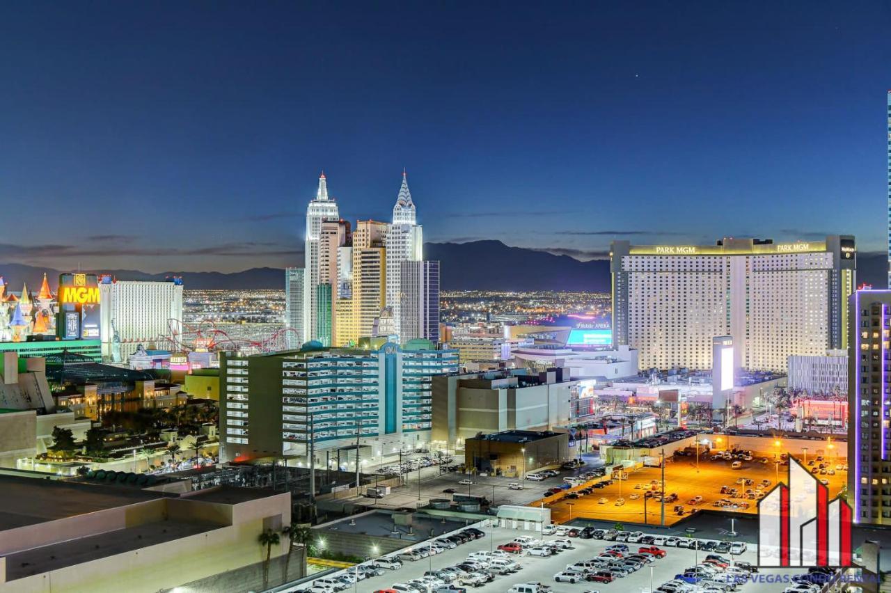 Mgm Signature-22-707 F1 Track & Strip View Balcony Las Vegas Exteriör bild
