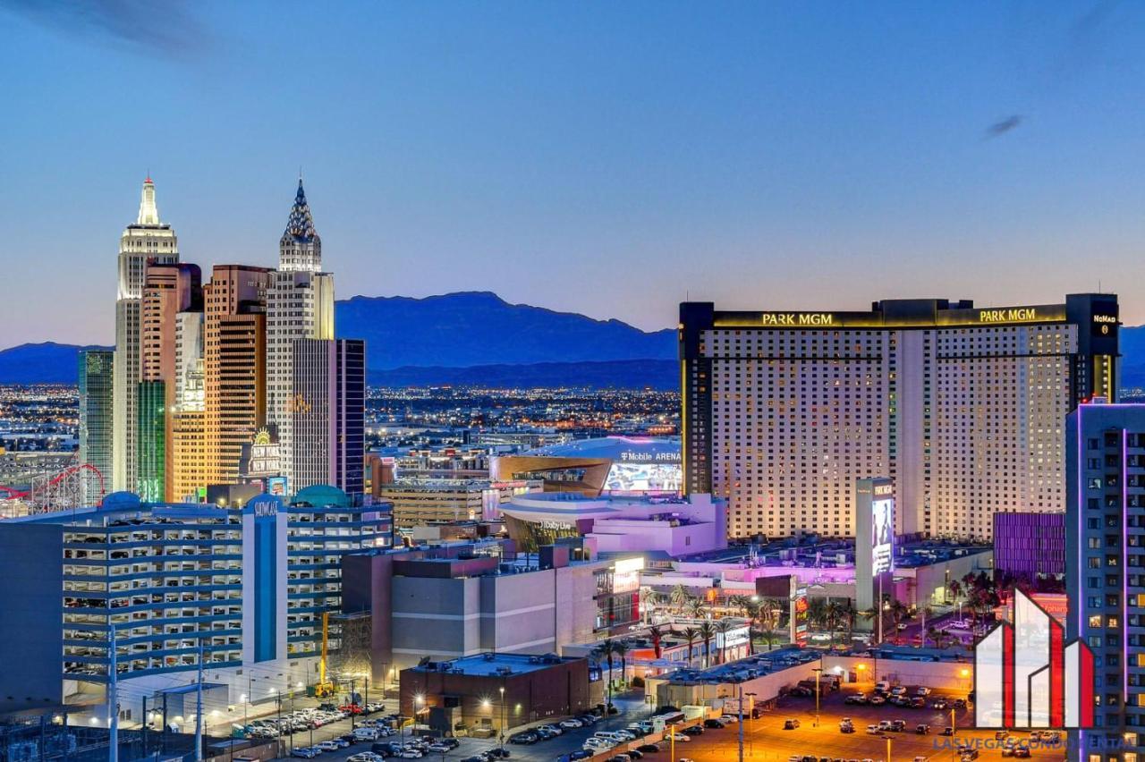 Mgm Signature-22-707 F1 Track & Strip View Balcony Las Vegas Exteriör bild