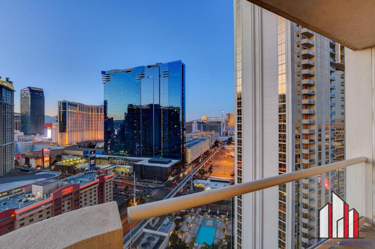 Mgm Signature-22-707 F1 Track & Strip View Balcony Las Vegas Exteriör bild