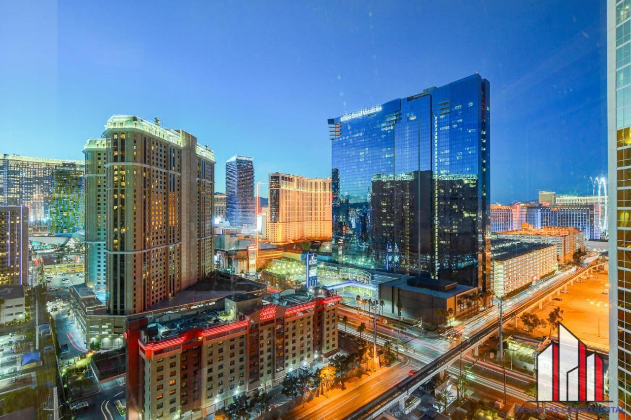 Mgm Signature-22-707 F1 Track & Strip View Balcony Las Vegas Exteriör bild