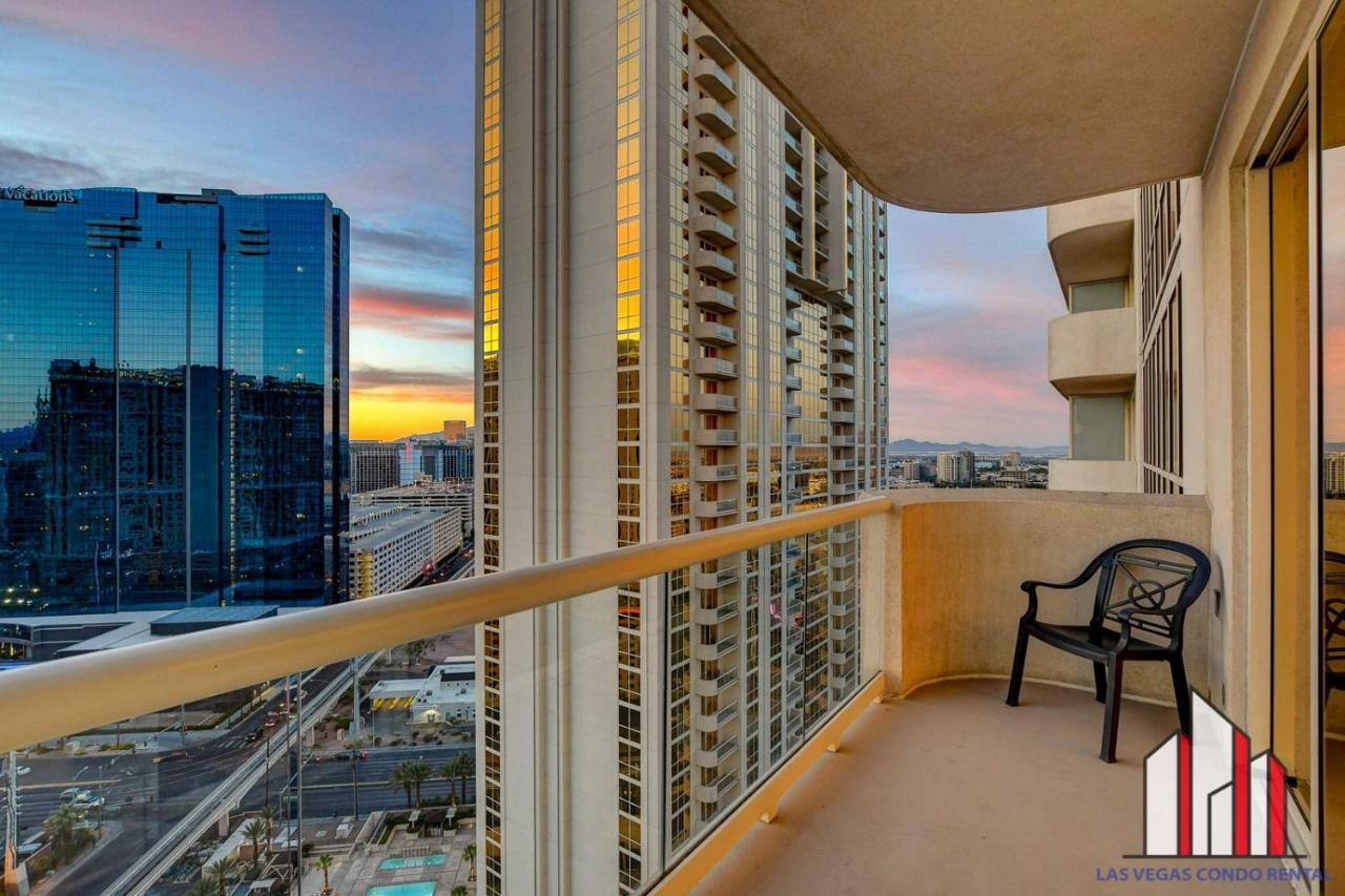Mgm Signature-22-707 F1 Track & Strip View Balcony Las Vegas Exteriör bild