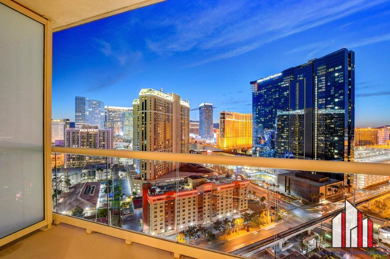 Mgm Signature-22-707 F1 Track & Strip View Balcony Las Vegas Exteriör bild