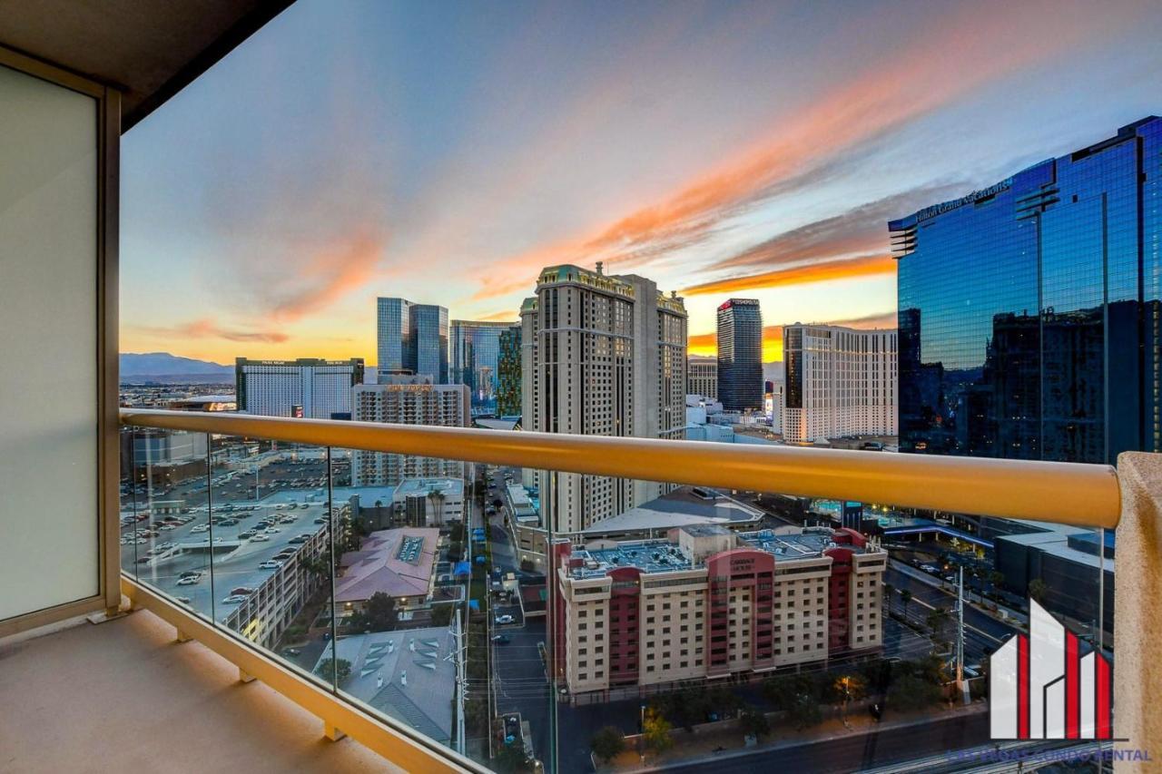 Mgm Signature-22-707 F1 Track & Strip View Balcony Las Vegas Exteriör bild