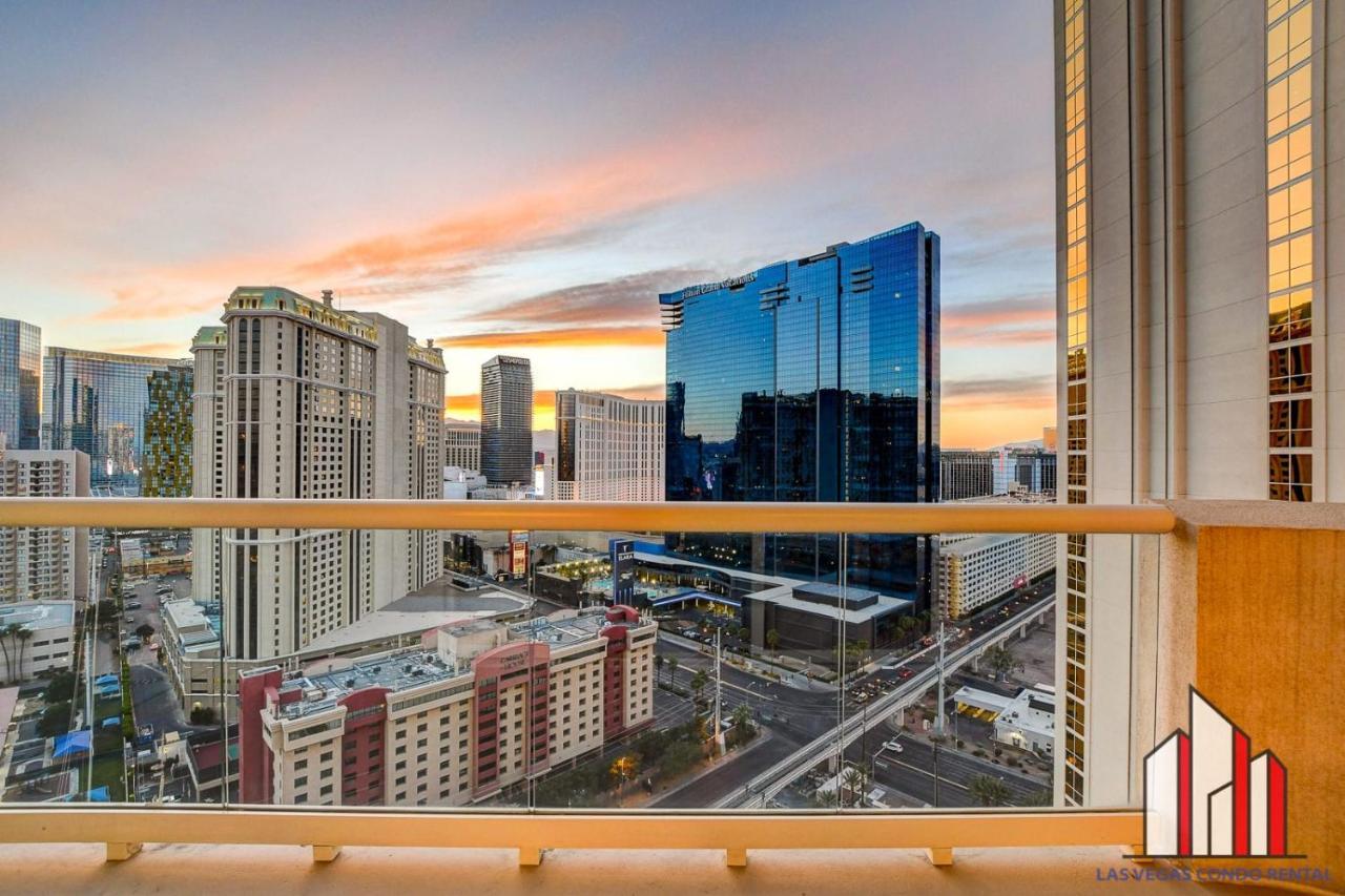 Mgm Signature-22-707 F1 Track & Strip View Balcony Las Vegas Exteriör bild